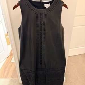 Carmen Marc Valvo Black Dress with Cutout Design